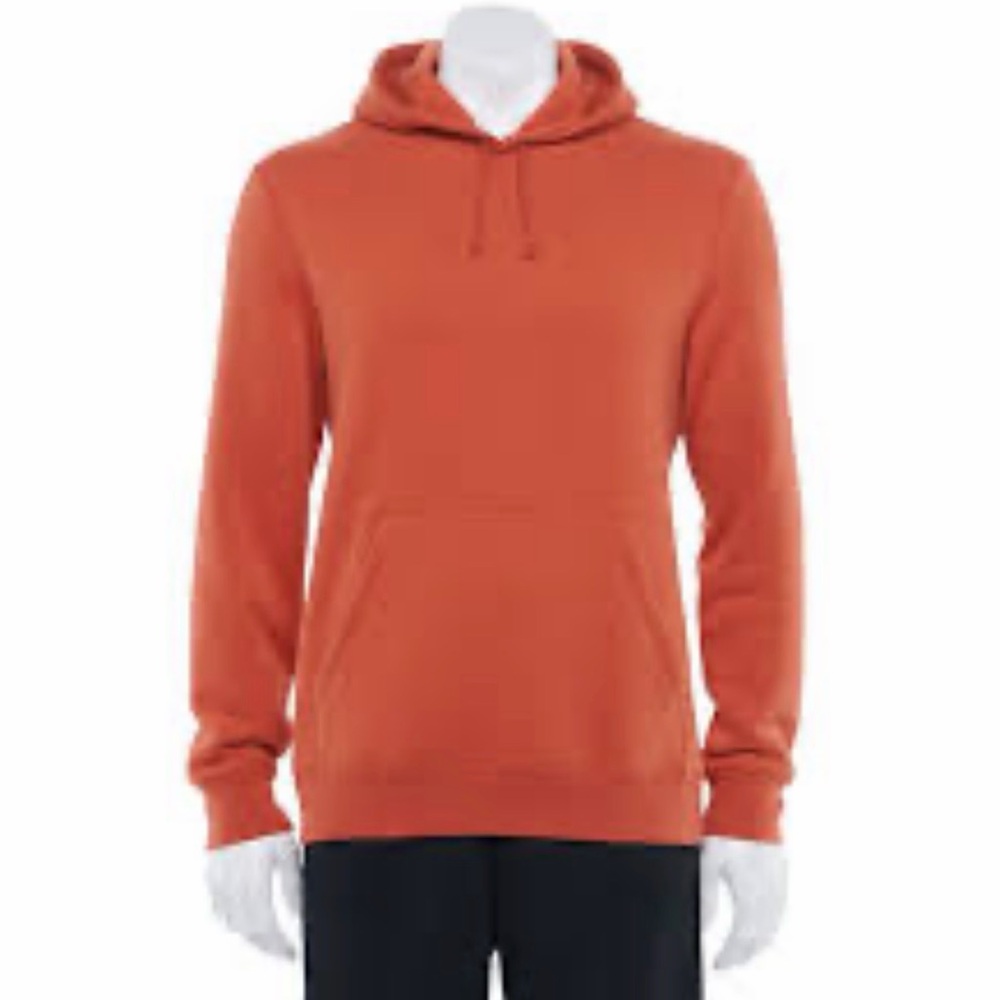 George Orange Pullover Hoodie without pocket Size L